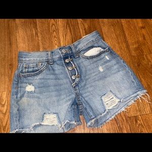 Old navy light blue girl shorts